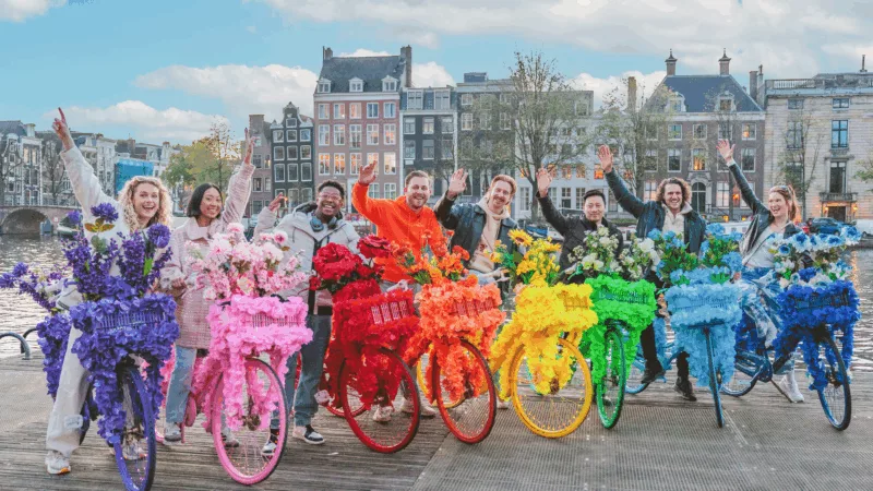 Amsterdam Flower Bike City Tour