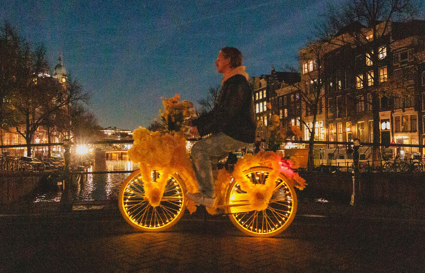 Amsterdam Evening Top Highlights City Bike Tour