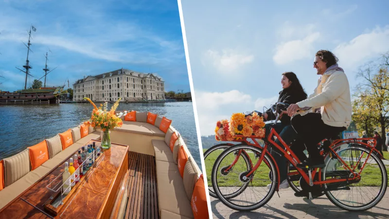 Amsterdam Bike & Boat Tour Combo